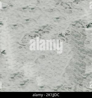 Blaue Blase Wasser Hintergrund. Nahtlos 4K Stockfoto