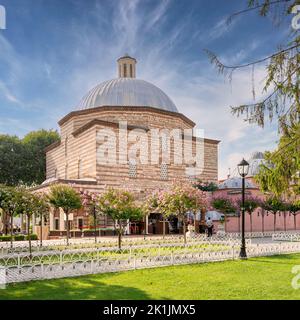 Hagia Sophia Hurrem Sultan Bathhouse oder Ayasofya Hurrem Sultan Hamami, ein traditionelles türkisches Ottomanen-Bad aus dem 16. Jahrhundert, oder Hamam, am Sultanahmet Square, Istanbul, Türkei Stockfoto