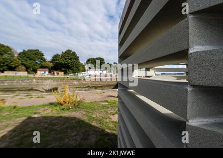 Lydney Harbour Art Trail, Lydney Harbour, Lydney, Gloucestershire, GL15 4er Stockfoto