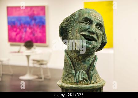 Eine Skulptur in der Armory Show New York Art Fair für Herbst 2022 Stockfoto