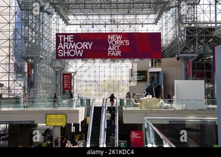 Ein Eckpfeiler der Armory Show New York Art Fair für Herbst 2022 Stockfoto