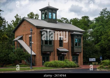 Replica 1880s Bahnhof - Xenia - Ohio Stockfoto