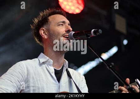 Paris, Frankreich. 18. September 2022. Charlie Winston in La Villette für die vierte Ausgabe des Paris Paradis Festivals in Paris, Frankreich am 18. September 2022. (Foto: Lionel Urman/Sipa USA) Quelle: SIPA USA/Alamy Live News Stockfoto