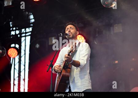 Paris, Frankreich. 18. September 2022. Charlie Winston a la Villette pour la quatrieme Edition du Festival Paris Paradis. Quelle: SIPA USA/Alamy Live News Stockfoto