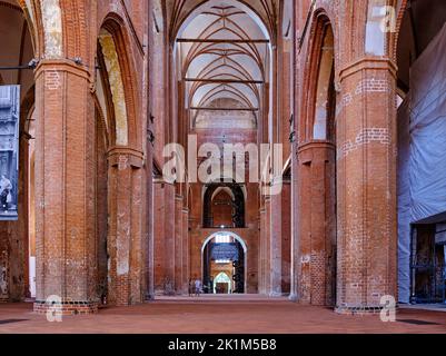 Innenansicht der Georgenkirche, Hansestadt Wismar, Mecklenburg-Vorpommern, Deutschland, Europa, August 8, 2020. Stockfoto