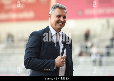 St. Helens, England -17.. September 2022 - Rugby League Betfred Super League Halbfinale, St. Helens gegen Salford Red Devils im Totally Wicked Stadium, St. Helens, Großbritannien Stockfoto