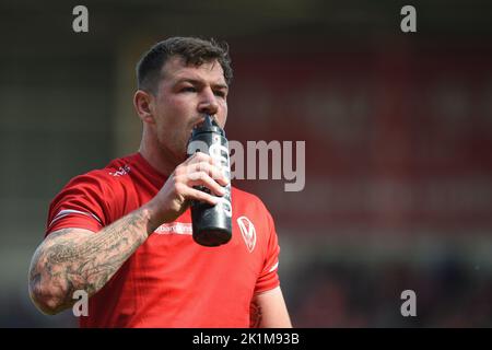 St. Helens, England -17.. September 2022 - Rugby League Betfred Super League Halbfinale, St. Helens gegen Salford Red Devils im Totally Wicked Stadium, St. Helens, Großbritannien Stockfoto