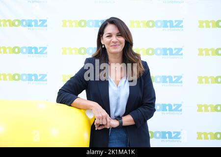 Madrid, Spanien. 19. September 2022. Fabiola Martinez posiert vor den Medien während der Einweihung des Moonz Centers in Madrid. (Foto: Atilano Garcia/SOPA Images/Sipa USA) Quelle: SIPA USA/Alamy Live News Stockfoto