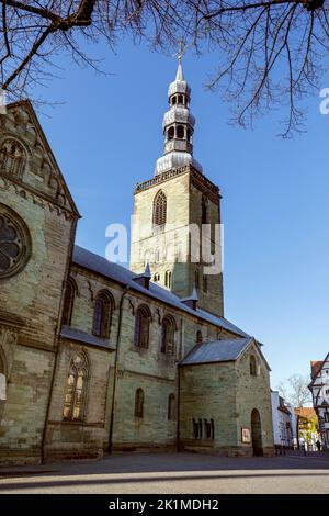 St. Petrikirche, die Hauptkirche der evangelischen St. Petri Pauli Gemeinde Stockfoto