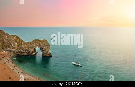 Durdle Door in Dorset, England Vereinigtes Königreich Stockfoto