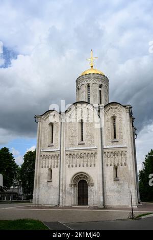 Dmitrievsky Kathedrale erbaut im Jahr 1190s von Prinz Wsewolod das große Nest in Wladimir, Russland Stockfoto