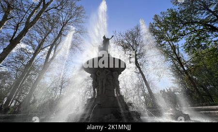 Brunnen der Gärten des Prinzen in Aranjuez Stockfoto