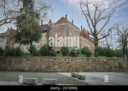 Palast der Herzöge von Braganza (Paco dos Duques de Braganca) - Guimaraes, Portugal Stockfoto