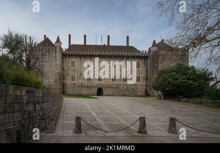 Palast der Herzöge von Braganza (Paco dos Duques de Braganca) - Guimaraes, Portugal Stockfoto