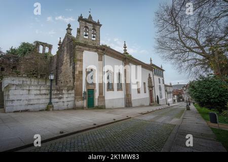 Kirche von Nossa Senhora do Carmo - Guimaraes, Portugal Stockfoto