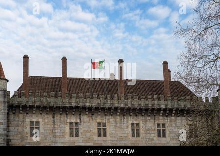 Palast der Herzöge von Braganza (Paco dos Duques de Braganca) - Guimaraes, Portugal Stockfoto