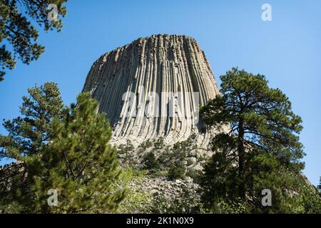 Devils Tower National Monument, Wyoming, USA Stockfoto