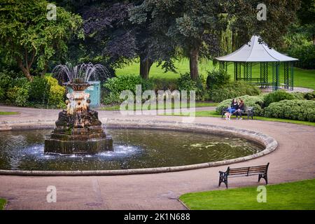 Preston Stadtzentrum Avenham und Miller Park Stockfoto