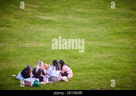 Preston Stadtzentrum Avenham und Miller Park Stockfoto