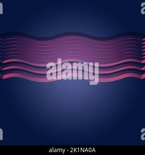 3D abstrakter blauer Hintergrund Stockfoto