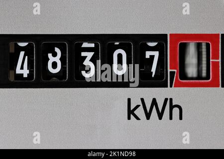 Schnelles analoges Elektrometer im privaten Haushalt Stockfoto