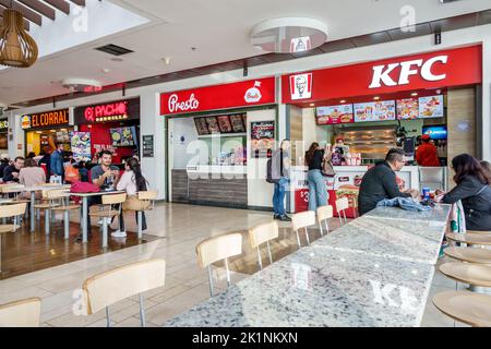 Bogota Kolumbien, Ciudad Saliter, Saliter Plaza Centro Comercial Mall, Food Court Verkäufer Verkäufer Restaurant Restaurants Speisen Essen Essen aus zwangloses Café Stockfoto