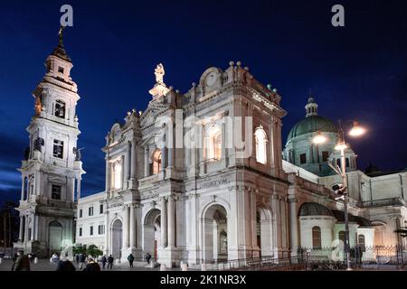 kathedrale - Pontificio Santuario della Beata Vergine del Santo Rosario di Pompei, oder Heiligtum der Jungfrau Maria des Rosenkranzes von Pompei, pompeji, italien Stockfoto