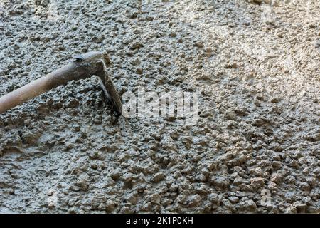 Anwendung von Fertigbeton im Bauwesen Stockfoto