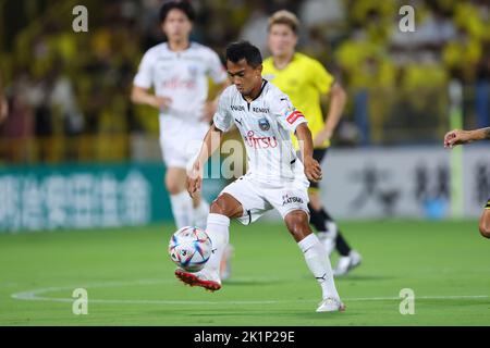 Sankyo Frontier Kashiwa Stadium, Chiba, Japan. 17. September 2022. Chanathip (Frontale), 17. SEPTEMBER 2022 - Fußball/Fußball : 2022 J1 Ligaspiel zwischen Kashiwa Reysol 1-1 Kawasaki Frontale im Sankyo Frontier Kashiwa Stadium, Chiba, Japan. Quelle: Naoki Morita/AFLO SPORT/Alamy Live News Stockfoto