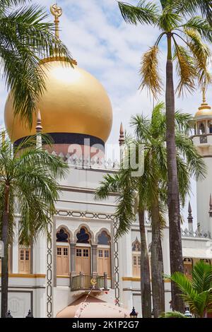 Sultan Moschee, Kampong Glam Dorf, Singapur Stockfoto