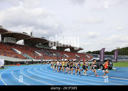Tokio, Japan. 17. September 2022. Allgemeine Ansicht Leichtathletik : TWOLAPS MITTELSTRECKENKURS in TOKIO 2022 im Komazawa Olympic Park Stadium in Tokio, Japan . Quelle: AFLO SPORT/Alamy Live News Stockfoto