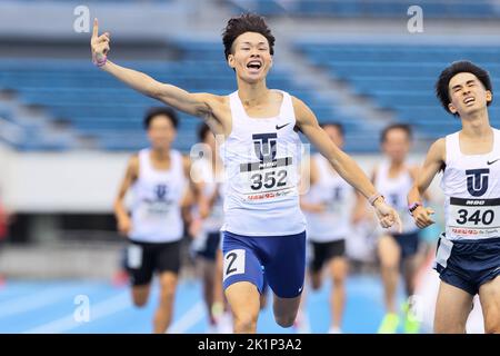 Tokio, Japan. 17. September 2022. Ruon Oikawa Athletics : TWOLAPS MITTELSTRECKENKURS in TOKIO 2022 Männer 1500m im Komazawa Olympic Park Stadium in Tokio, Japan . Quelle: AFLO SPORT/Alamy Live News Stockfoto