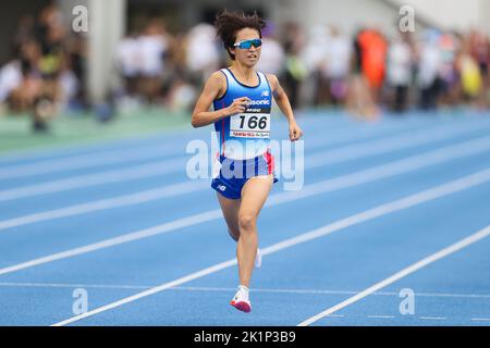 Tokio, Japan. 17. September 2022. Sakiko Naito Leichtathletik : TWOLAPS MITTELSTRECKENKURS in TOKIO 2022 Frauen 3000m im Komazawa Olympic Park Stadium in Tokio, Japan . Quelle: AFLO SPORT/Alamy Live News Stockfoto