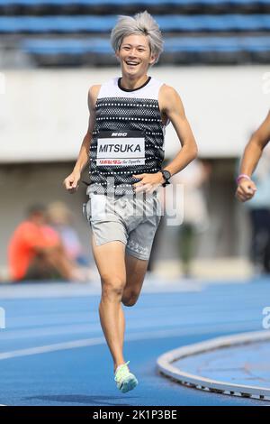 Tokio, Japan. 17. September 2022. Takaya Mitsuka Athletics : TWOLAPS MITTELSTRECKENKURS in TOKIO 2022 im Komazawa Olympic Park Stadium in Tokio, Japan . Quelle: AFLO SPORT/Alamy Live News Stockfoto