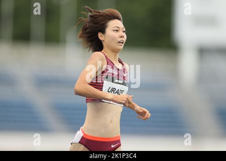 Tokio, Japan. 17. September 2022. Ran Urabe Leichtathletik : TWOLAPS MITTELSTRECKENKURS in TOKIO 2022 Frauen 800m im Komazawa Olympic Park Stadium in Tokio, Japan . Quelle: AFLO SPORT/Alamy Live News Stockfoto
