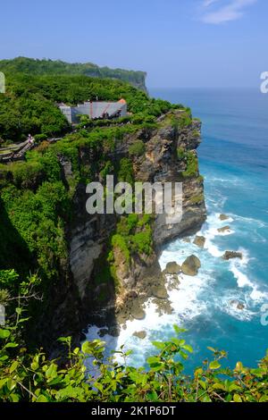 Indonesien Bali - Uluwatu Tempel - Pura Luhur Uluwatu Hindu Tempel Stockfoto