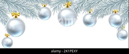 Weihnachten Hintergrund Kugel Design Stock Vektor