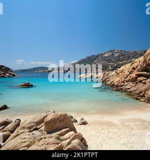 La Maddalena, Caprera Island, Cala Coticchio, Provincia Olbia Tempio, Sardinien, Italien, Europa Stockfoto