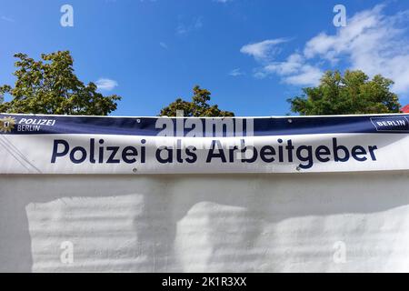 Tag Der Offenen Tür, Polizeiakademie, Ruhleben, Berlin, Deutschland Stockfoto