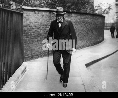 Winston Churchill 1922., das Jahr, in dem er die Liberale Partei verließ. Stockfoto