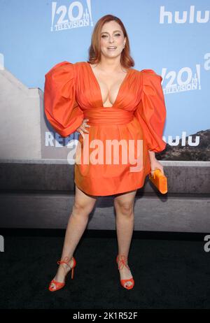 Los Angeles, Ca. 19. September 2022. Rachel Bloom bei der Premiere von Hulus Reboot bei Fox Lot in Los Angeles, Kalifornien, am 19. September 2022. Quelle: Saye Sadou/Media Punch/Alamy Live News Stockfoto