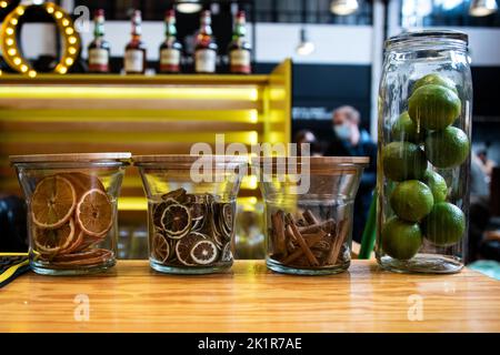 Auszeit Markt, Essen und Trinken in Lissabon, Portugal Stockfoto