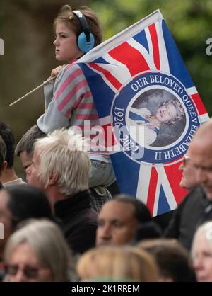 Die Beerdigung von Königin Elizabeth II. In London 19/09/2022 Stockfoto