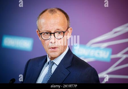 Berlin, Deutschland. 20. September 2022. Friedrich Merz, CDU-Bundesvorsitzender. Quelle: Kay Nietfeld/dpa/Alamy Live News Stockfoto