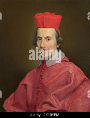 Porträt von Kardinal Marco Gallo. Museum: National Gallery, London. Autor: Giovanni Battista Gaulli (Il Baciccio). Stockfoto