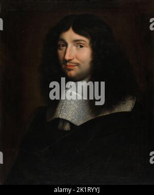 Porträt von Jean-Baptiste Colbert, Marquis de Seignelay (1619-1683). Museum: Musée des Beaux-Arts, Reims. Autor: ANONYM. Stockfoto