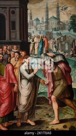Gemälde "Christus der Heilung des Gelähmten" ( "Teich von Bethesda
