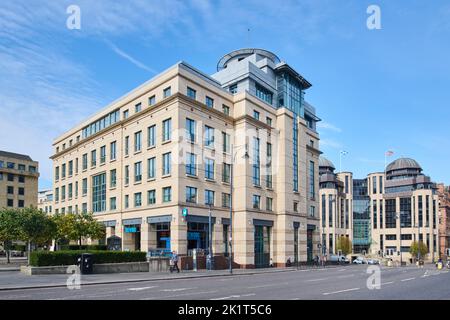 Edinburgh Schottland, Großbritannien 20. September 2022. Allgemeine Ansicht des Exchange Plaza. Credit sst/alamy live News Stockfoto