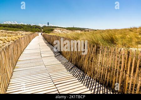 Lacanau-Océan Beach, Lesparre-Médoc, Frankreich Stockfoto