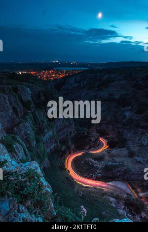 Cheddar Gorge Stockfoto